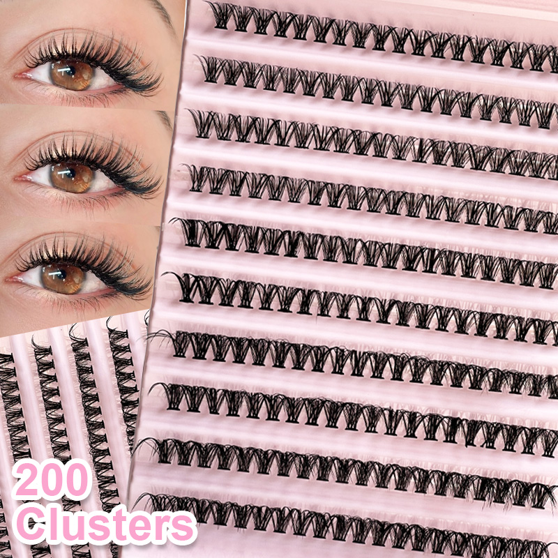 Lashes Eyelash Extension - Individuele Wimpers Wimperpluk 8-16mm 200 stks