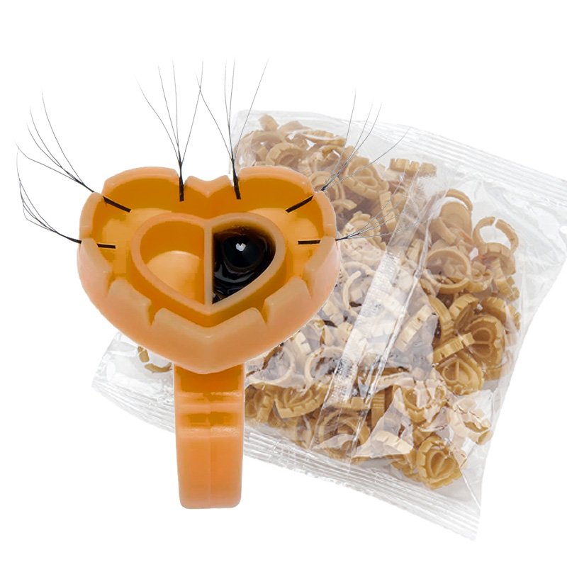 Eyelash Extension Options - 500 stuks lijmringen voor wimperverlenging, lijmhouder