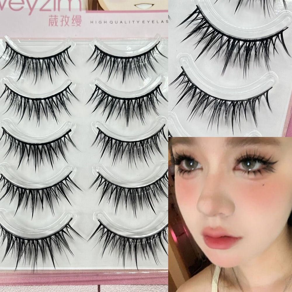 Eyelash Extension Japanese - 5 Paar Pak Japanse Cosplay Nepwimpers