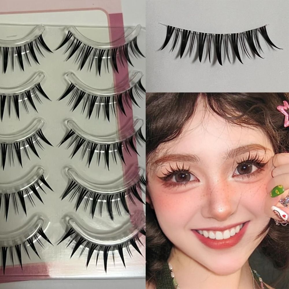 Eyelash Extension Japanese - 5 Paar Pak Japanse Cosplay Nepwimpers