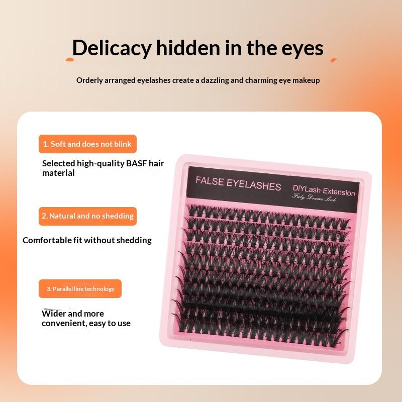 Lashes Eyelash Extension - Nieuwe 10Row 140 Clusters Pluizige Dikke
