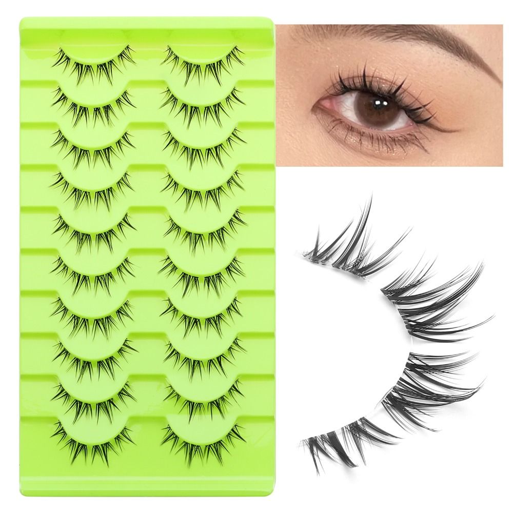 Eyelash Extension Japanese - Zwarte Japanse Cosplay Valse Wimpers Dramatische
