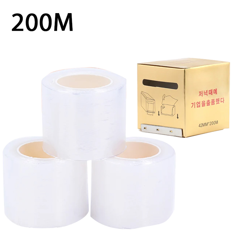 Eyelash Extension Examples - 200m Transparante Make-Up Film Lip Wenkbrauw
