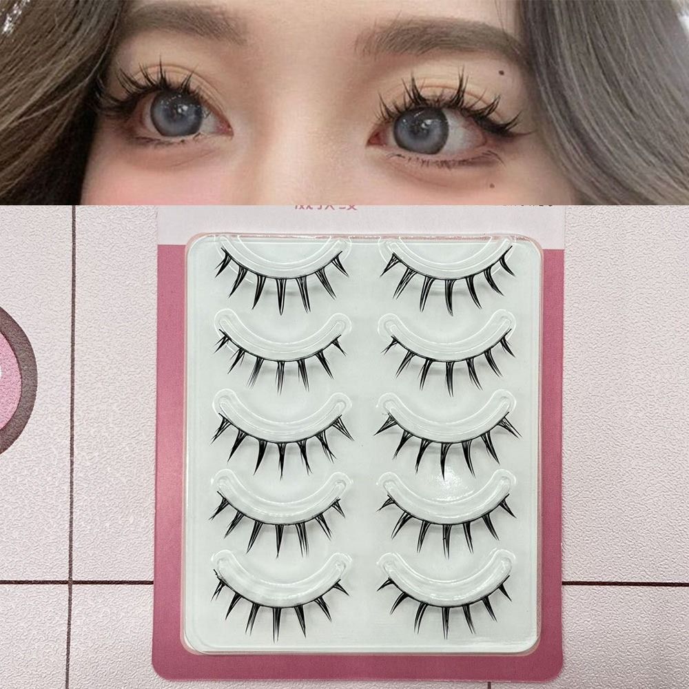 Eyelash Extension Japanese - 5 Paar Japanse Cosplay Nepwimpers Dramatische