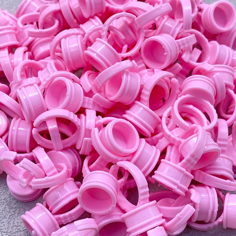 100 Stuks Wegwerp Lijm Ring Cu - Eyelash Extension Examples recensie en prijs