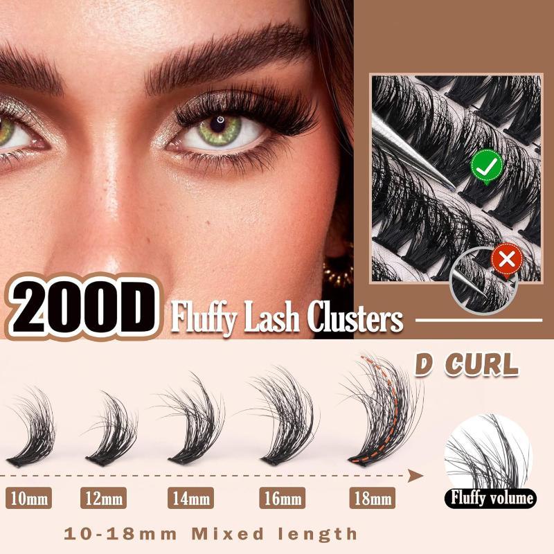 Nieuwe Pluizige Dikke Wimpercl - Eyelash Extension Cluster recensie en prijs