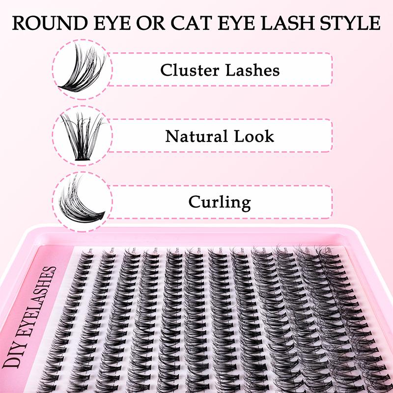 12 Rijtjes 30D 40D 50D 60D 80D - Eyelash Extension Cluster recensie en prijs