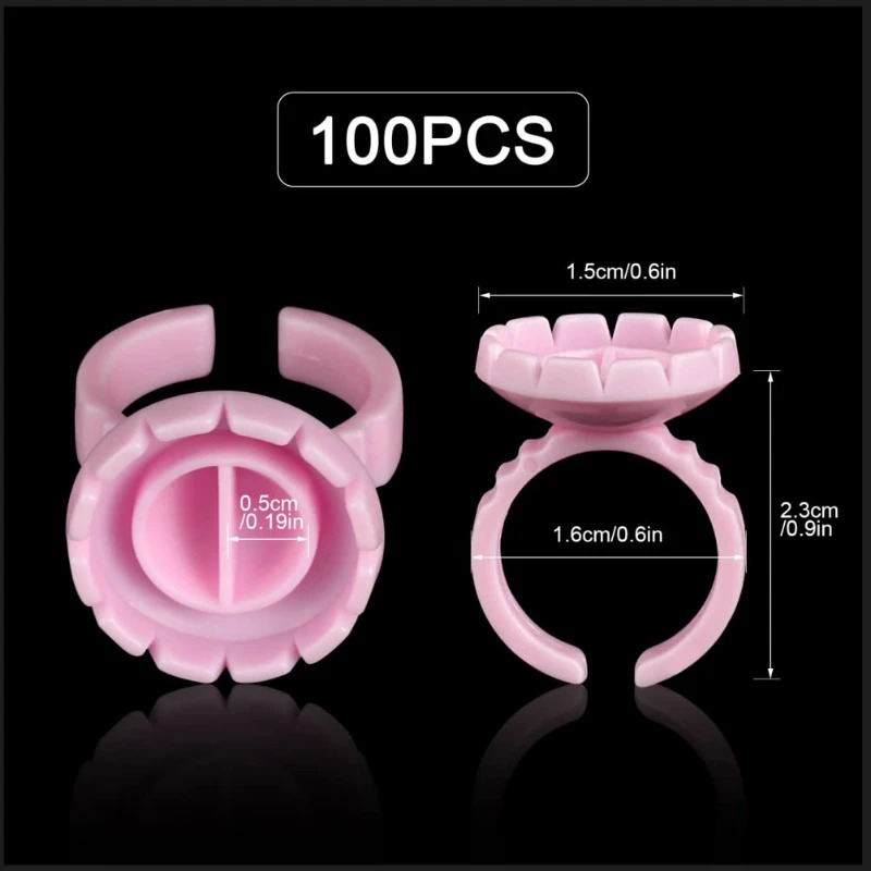 100 Stuks Wegwerp Wimperlijm R - Eyelash Extension Examples recensie en prijs