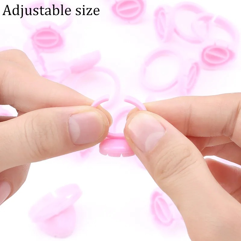 100 Stuks Wegwerp Wimperlijm R - Eyelash Extension Examples recensie en prijs