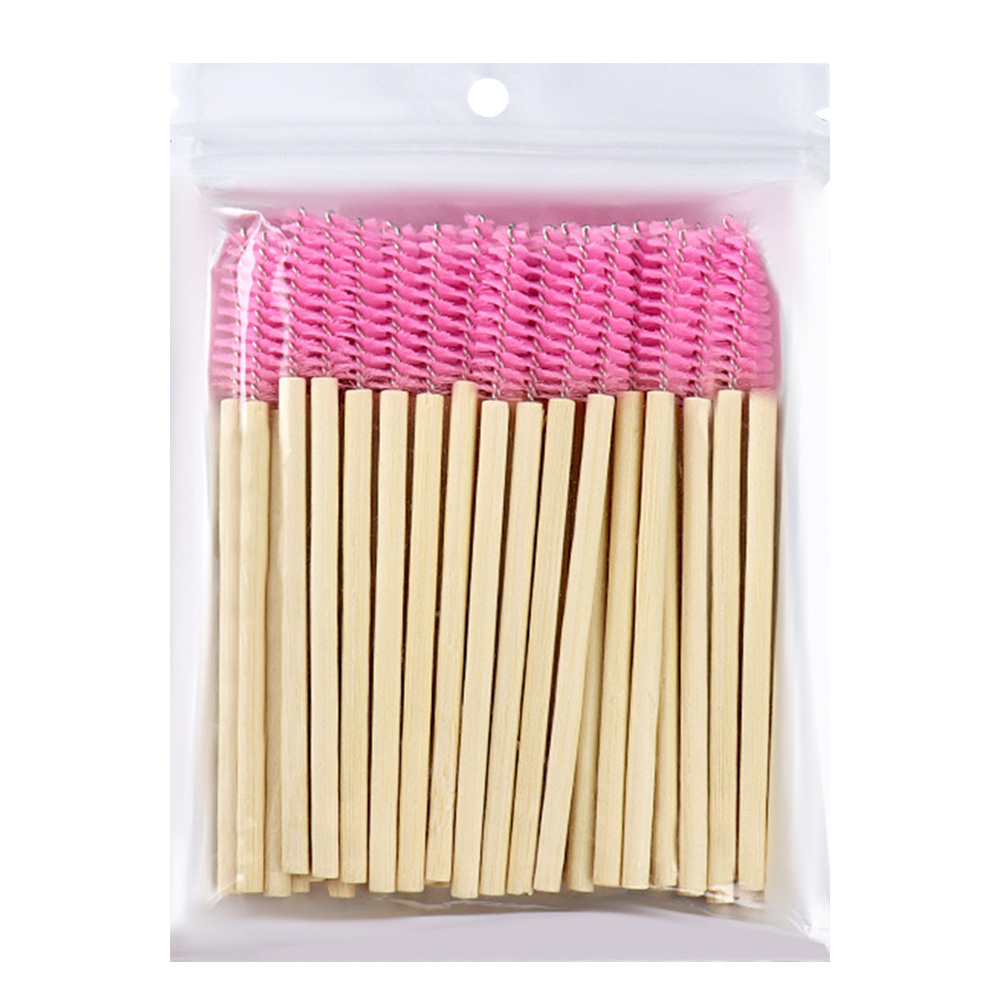 50 stuks bamboe handvat wimper - Eyelash Extension Options recensie en prijs