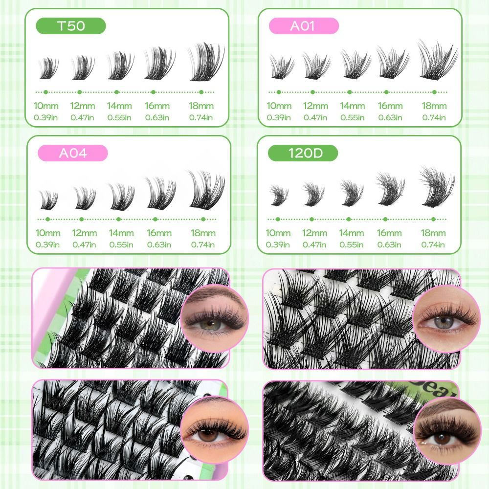 Natuurlijke Look Kunstwimpers  - Eyelash Extension Cluster recensie en prijs
