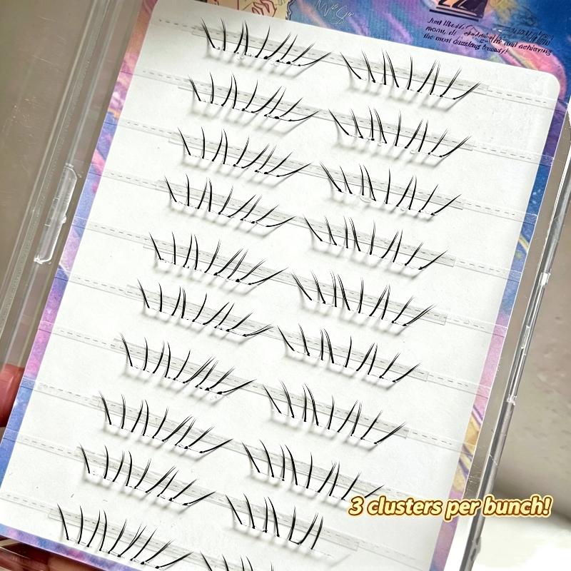 Natuurlijke Comic Lower Lash E - Eyelash Extension Cluster recensie en prijs
