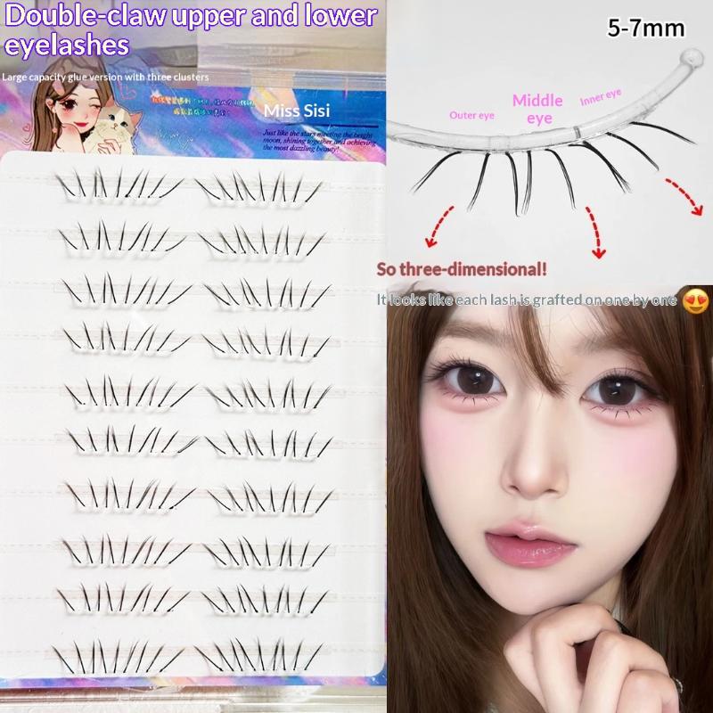 Natuurlijke Comic Lower Lash E - Eyelash Extension Cluster recensie en prijs