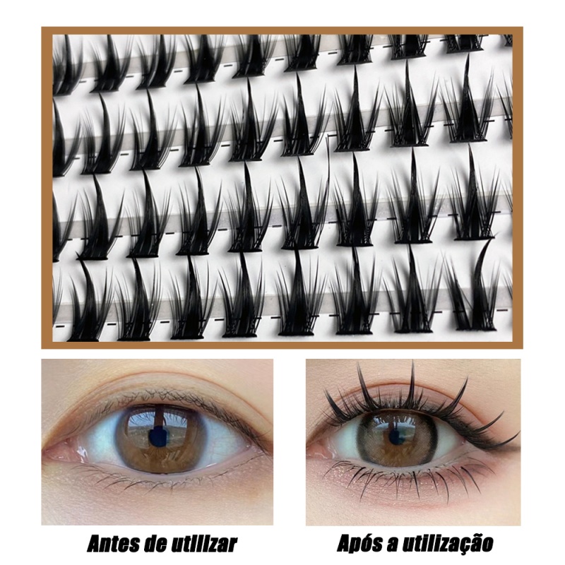 Russische Mink Wimpercluster 1 - Eyelash Extension Russian Volume recensie en prijs