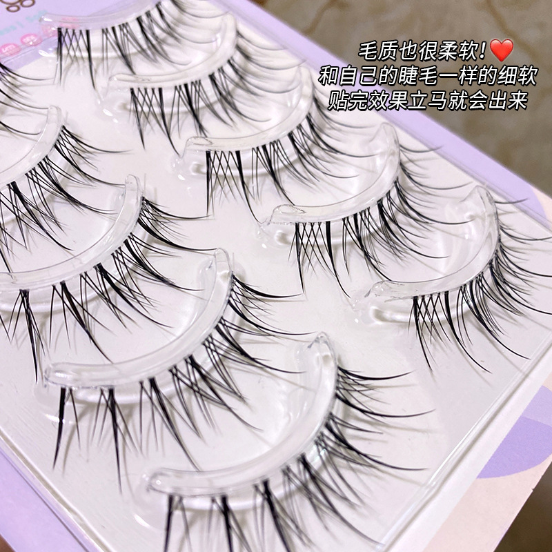 3 paar luchtige valse wimpers  - Eyelash Extension Japanese recensie en prijs