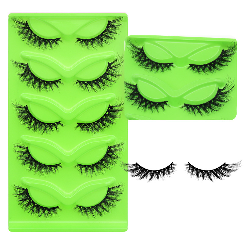 5 Paar Dikke Pluizige Nepwimpe - Eyelash Extension Japanese recensie en prijs