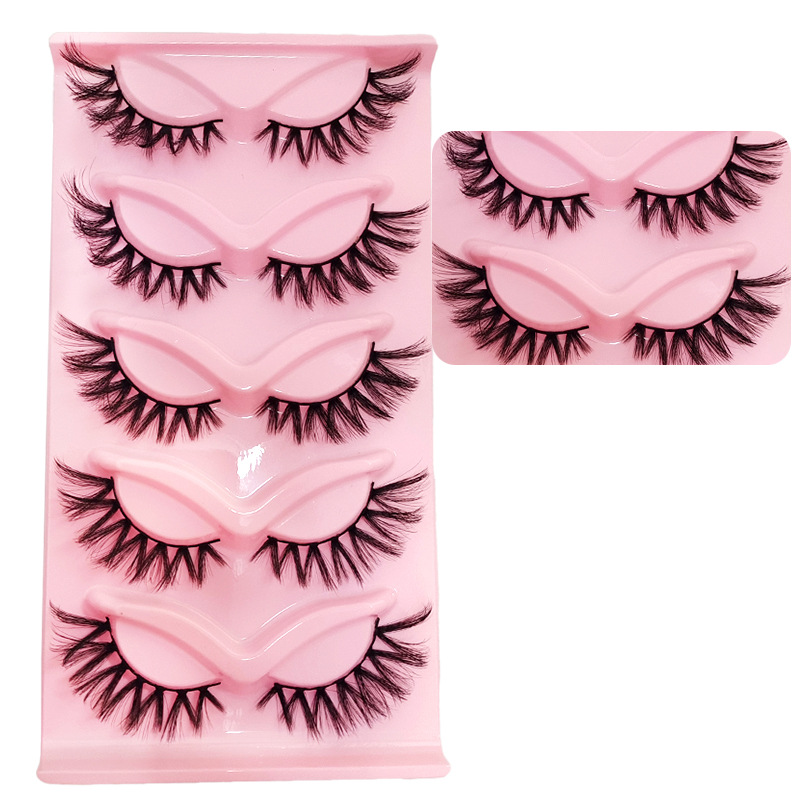 5 Paar Dikke Pluizige Nepwimpe - Eyelash Extension Japanese recensie en prijs