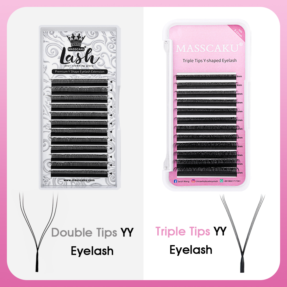 Masscaku Hot Selling Natuurlij - Eyelash Extension Russian Volume recensie en prijs