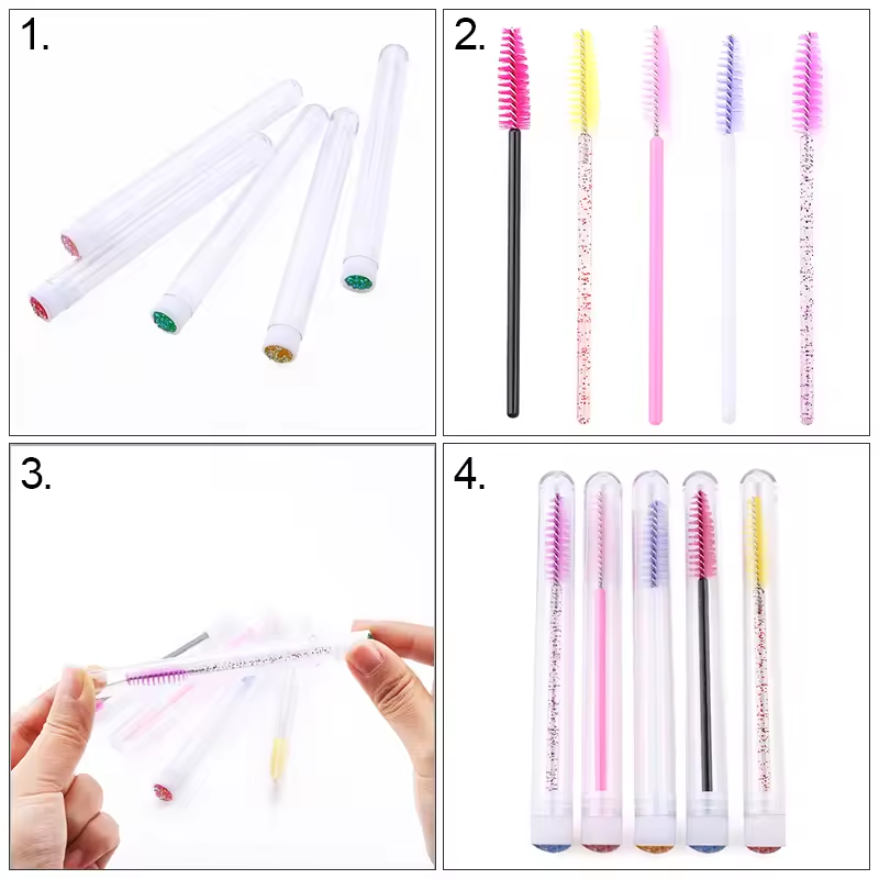 Wimperborstelbuis met wenkbrau - Eyelash Extension Options recensie en prijs
