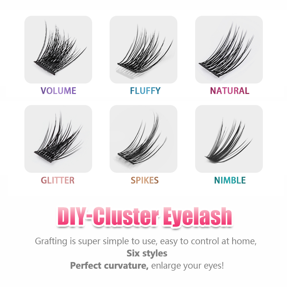 MASSCAKU Clusters Wimper Exten - Eyelash Extension Russian Volume recensie en prijs