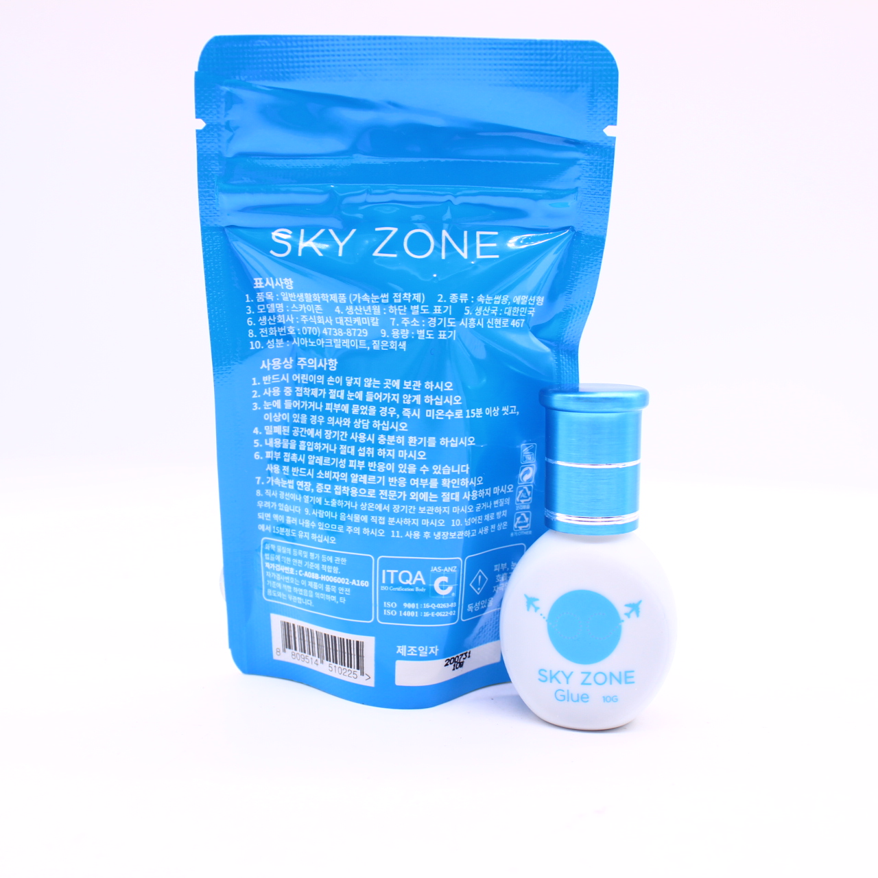 5/10 ml Zuid-korea 1-2 s Droge - Eyelash Extension Options recensie en prijs